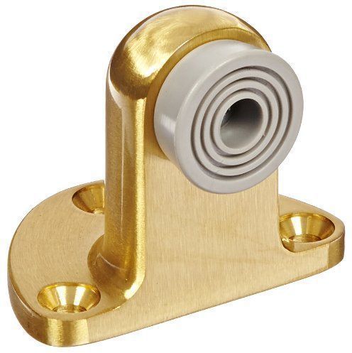 Brass door stop 24 x 1&#034; fastener with lead anchors 2 1/2&#034; base width 1 for sale