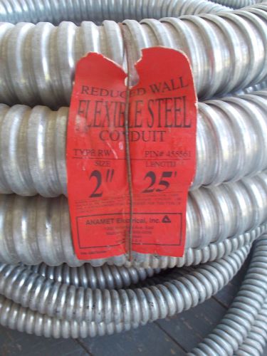 Anamet Reduced Wall Steel Flexible Metal Conduit, 25&#039; ft coil, 2&#034;