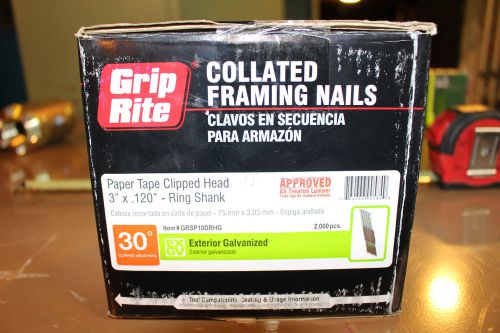 Grip Rite Collated Framing Nails 3&#034;