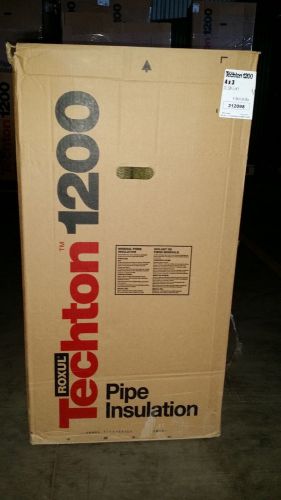 Roxul techton 1200 pipe insulation  4&#034;x3&#034;  13.128 linear ft for sale