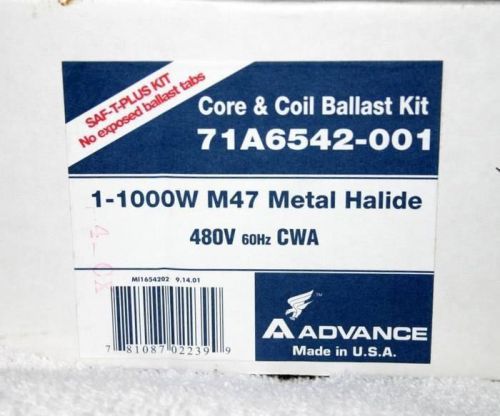 NIb New Advance 71A6542-001 Core and Coil Ballast Kit
