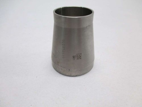 New waukesha vld050929 316 sanitary tri-weld reducer fitting 1-1/2x2 in  d438473 for sale