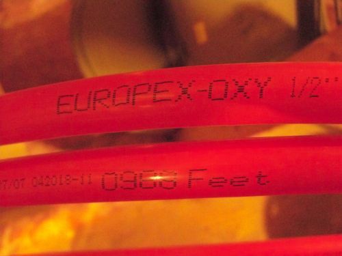 EuroPex tubing for radiant heating