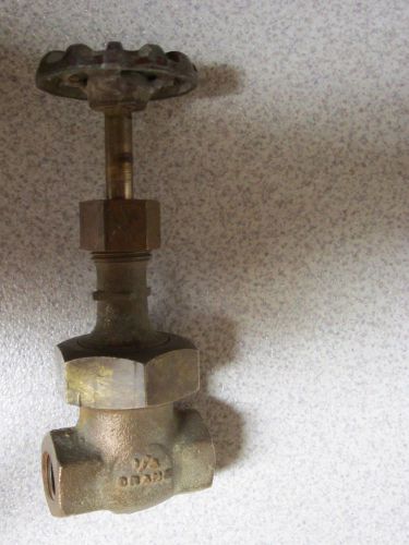 Crane brass gate valve – cat. 431ub – 1/4 inch for sale