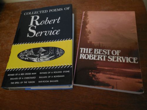 Hey Alaska, Yukon, California etc GOLD MINERS! Two Mint Robert Service Books