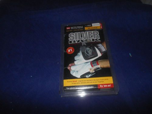 SILVER BACK MAGNETIC POWERED GLOVES MAGNET MEDIUM AUTO CARPENTER HOME PROJECT
