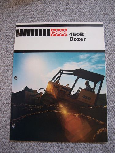 Case 450B Crawler Dozer Tractor Color Brochure 6 pg. Original MINT &#039;79