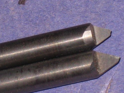 TWO  New Hermes Engraver CUTTERS 5.5&#034; solid carbide 3D2