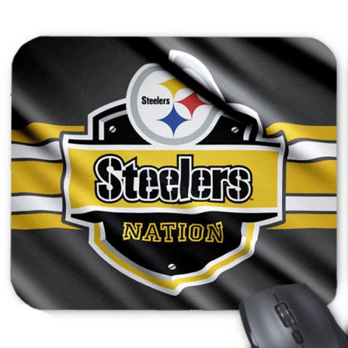 Steelers Nation Flag Art Logo Mouse Pad Mat Mousepad Hot Gift