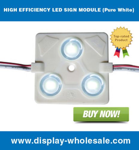 Signworld High Efficiency LED Sign Module (Pure White) - Square
