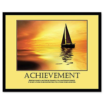 &#034;Achievement&#034; Framed Motivational Print, 24 x 30