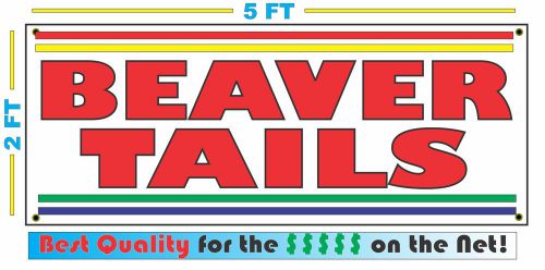 BEAVER TAILS Sign NEW Larger Size for Fair Carnival Stand Cart