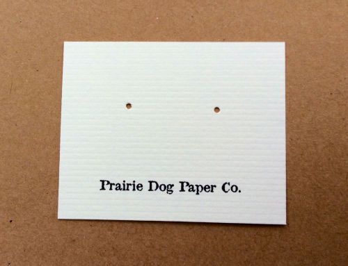 Set of 30 Personalized Post Earring Cards, jewelry cards, display, tag