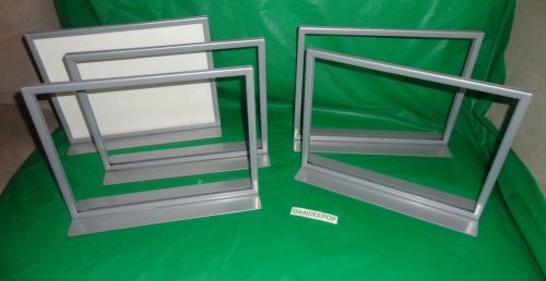 5 Metal Display sign holders home business retail office 8.5 x 11