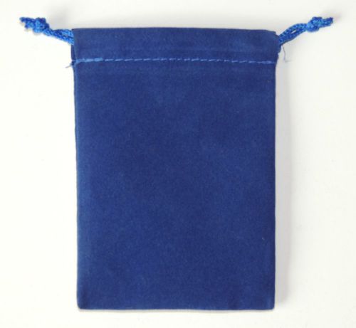 12 pcs Royal Blue 3&#034;x 4” Jewelry Pouches Velour Gift Bags