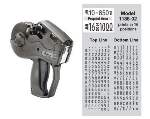 New monarch 1136 label gun 1136-02 authorized monarch dealer 2-line label gun for sale