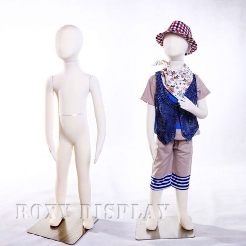 Full body jersey covered flexible children mannequin Dress Form Display #CH05T
