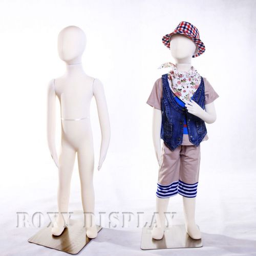 Full body jersey covered flexible children mannequin Dress Form Display #CH05T