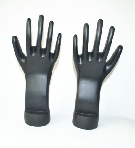 New 2pc Man MANNEQUIN HAND ARM DISPLAY BASE Female Gloves Jewelry Model Stand