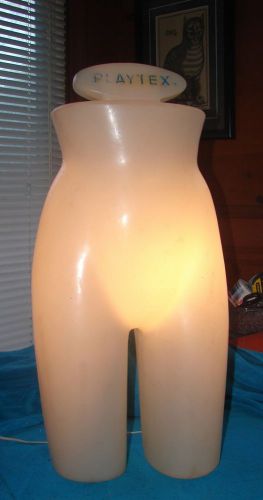 RARE 1950&#039;s - 60&#039;s PLAYTEX COUNTER DISPLAY MANNEQUIN LAMP