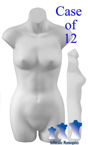 Female 3/4 form - hard plastic, white, case of 12 for sale