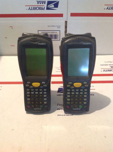 Lot of 2 Symbol PocketPC PDT8146-T2A93TUS Industrial Barcode Scanners w/handles