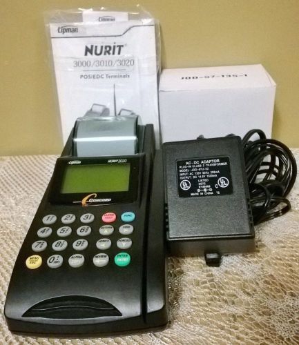 Lipman Nurit 3000/3010/3020 Wireless Credit Card Reader POS Terminal