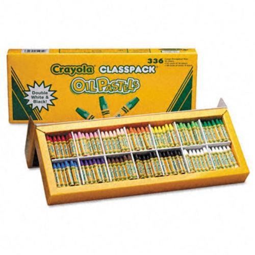 Crayola 52-4629 Crayola oil pastels classpack, jumbo-sized stick w/tapered