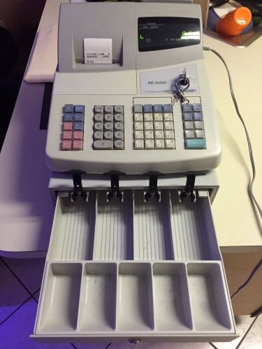 Sharp Cash Register XE-A202  Works Great In Good Condition/MANUAL INCLUDED