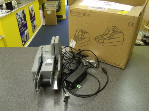 TellerScan TS215 USB Digital Check Reader Scanner 149000-02 w/ Adapter&amp;USB 4s 5