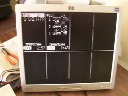 LCD Monitor for Panasonic Mono. KVS BNC to VGA Converter JS800KV TR123M1TA HS121