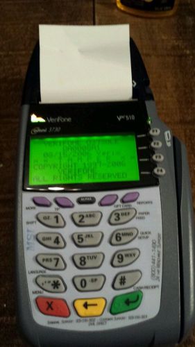 VeriFone Vx510 Omni 5100  credit card reader terminal. &gt; k