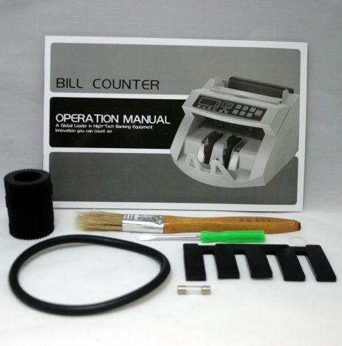 Bill Money Counter W/ Display Currency Cash Counter Bank Machine UV MG Detector