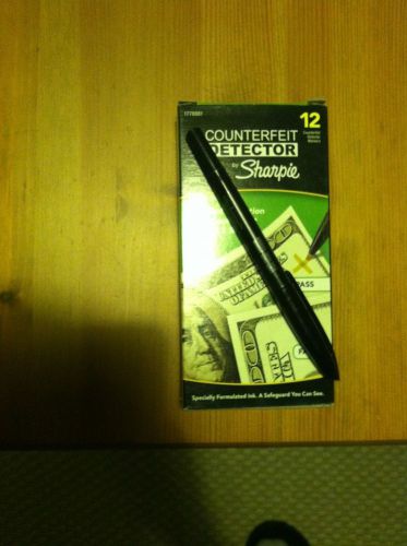 NEW SHARPIE COUNTERFEIT MONEY DETECTOR PEN ~ Single Pen Only ~ FREE SHIPPING!