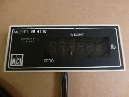 Remote / Detachable Indicator for NCI Weigh-Tronix Digital POS Scale IS-4100