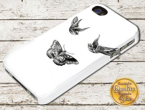 Bird Butterfly Harry Styles 1D Tattoo iPhone 4/5/6 Samsung Galaxy A106 Case