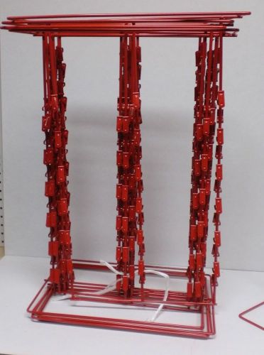 Potato Chip Snack Clip Triple Red Retail stands lot of 10