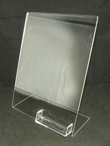 (24) pcs. 8 1/2 x 11 acrylic sign holder With Business card holder