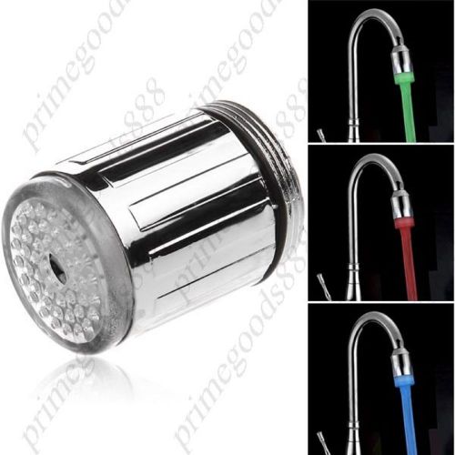 Temperature Sensitive 3 Color Changing LED Faucet Light Temperature Controlled