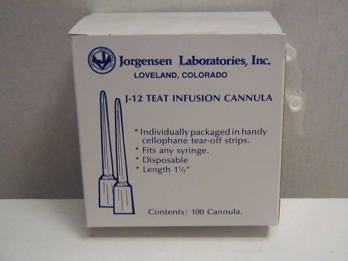 Teat Infusion Cannula - Fits any Syringe - Individually Packaged - Box of 100