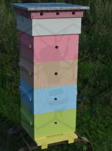 Warre 8 frames hive with 4 bodies and crown