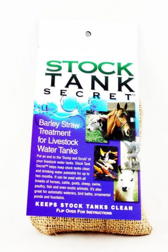 Stock Tank Secret Treatment for Water Barley Straw Clean Horse End Scrubs New