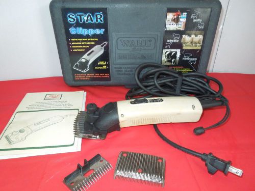 Wahl-Lister &#034;Star&#034;  Livestock/Dog Professional Shearing Clippers w/ Case &amp; Parts