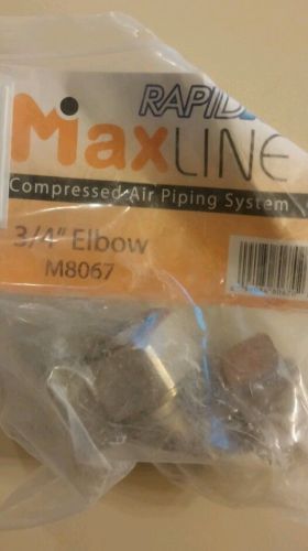 RapidAir MaxLINE Compressed Air Piping 3/4&#034; elbow M8067