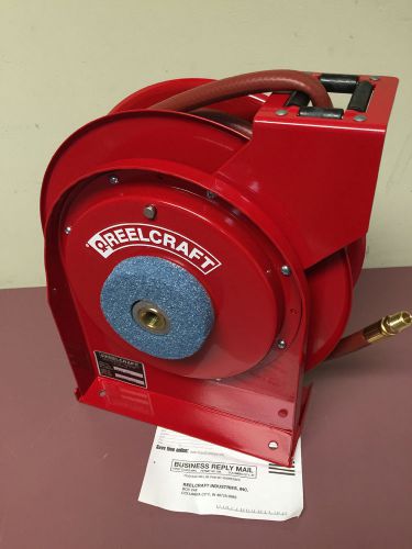 Reelcraft 4625 olp 3/8-inch by 25-feet spring driven hose reel air/water no box for sale