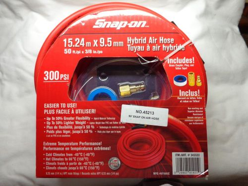 Snap-on 50 ft 3/8&#034; hybird air hose kit for sale
