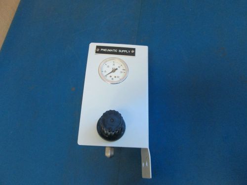 Norgren r07-100nnea pressure regulator in pneumatic supply assembly w/ gauge for sale