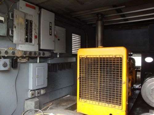 80 kw generator mounted inside a 1982 gmc truck for sale