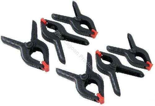 6 x 6&#034; Strong Plastic Spring Clamps Market Stall Clips Nylon Large Tarpaulin