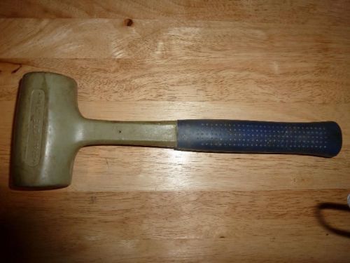 Estwing 27E Steel Shot Filled 27oz Poly Deadblow Hammer with Vinyl Grip